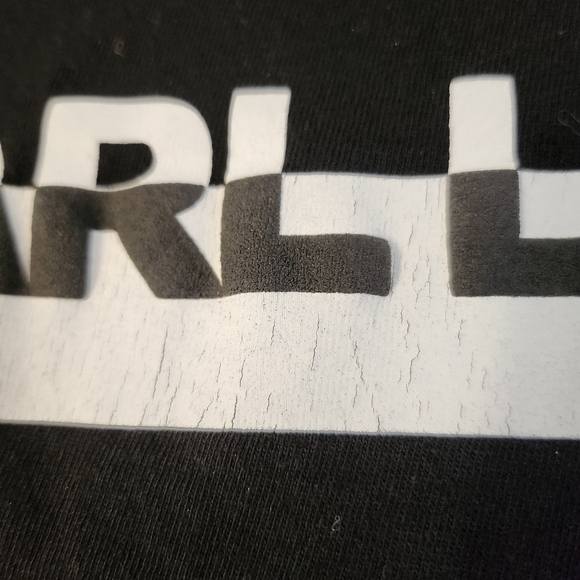 Karl Lagerfeld Black Short Sleeve Tee Womens Medium - Picture 5 of 5